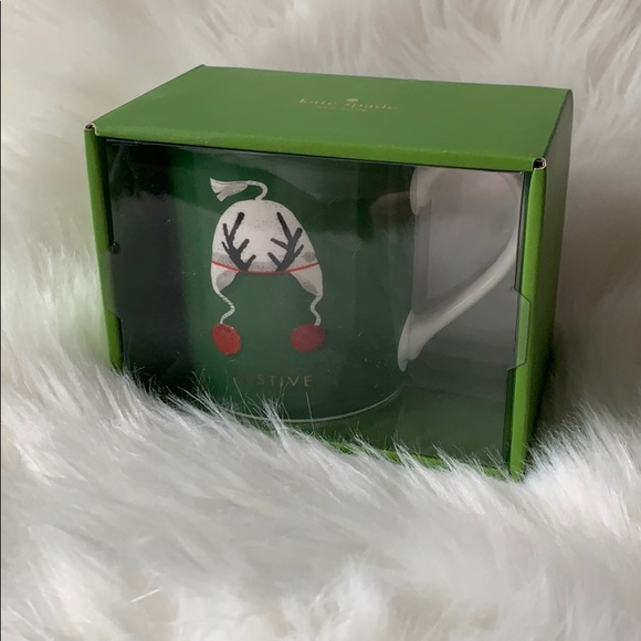 Kate Spade Festive Coffee Mug I Christmas